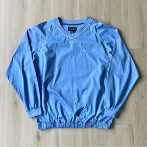 FootJoy Pullover XL V Neck Windbreaker Carolina Blue